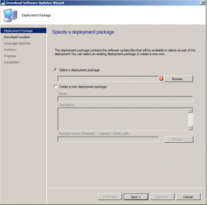 Manual Updates Deployment SCCM 
