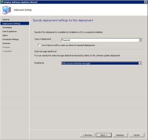 SCCM Zero Day Exploit Deployment Settings