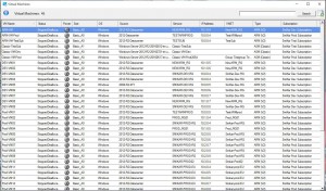 Azure VM Scheduler VMs Window