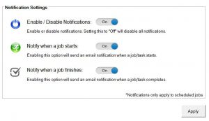 SnapShot Master Notifications