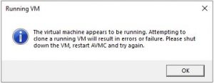 Clone Azure VM running VM