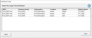 Clone Azure VM vNet