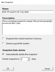 Snapshot auto delete 4
